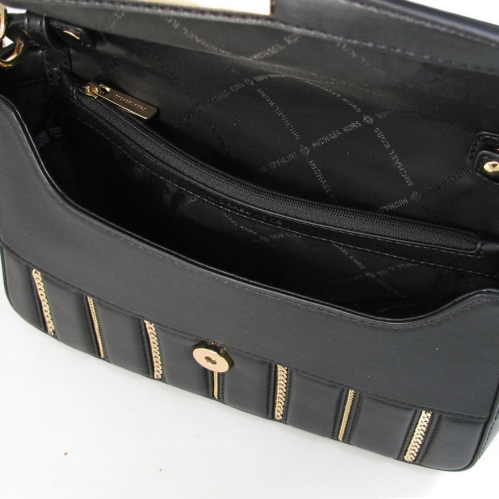 Michael Kors Sonia Medium Black Crossbody - Picture 6 of 10